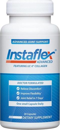[BRSWIBYABYEGODTM] Instaflex Advanced Joint Supplement - Turmeric, Resveratrol, Boswellia Serrata Extract, BioPerine, UC-II Collagen- 30 Count