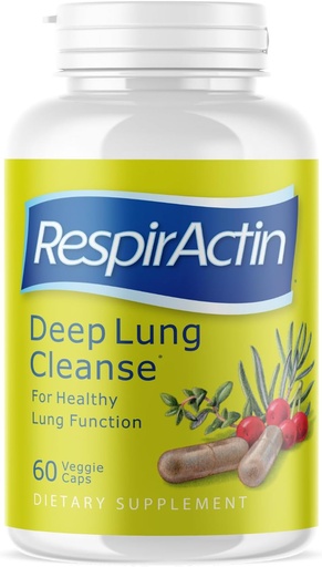 [BRSWIEYCBR6AA2L2] Deep Lung Cleanse 60 Veggie Caps - Bylinné Respirační doplňky pro čistší dýchání 124; Podpora dýchacího systému