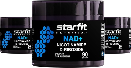 [BRSRAEITCENWMHIU] STARFIT - Nicotinamide D-Riboside, Nicotinamide Riboside for Supporting NAD+ Levels, Focus and Energy Supplement, Metabolism Support Nicotinamide Riboside NAD Supplement, 270 Capsules