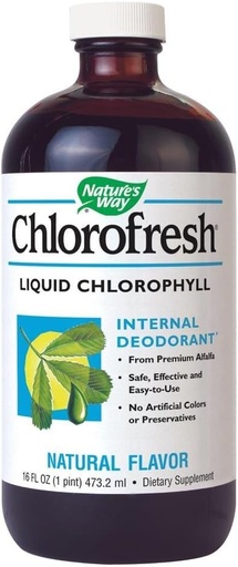 [BRSWIGQ2O4HBUA3A] NATURES WAY Chlorofresh Liquid Natural Flavor, 16 FZ