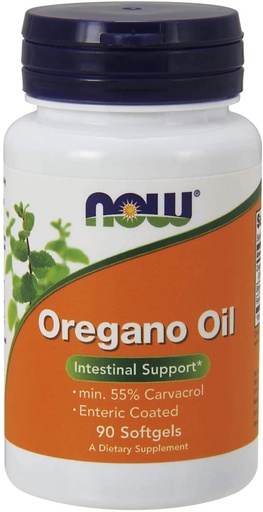 [BRSWKHD3AEAQKETV] NOW Foods Oregano Oil Enteric, 90 Softgels (270 Softgels)