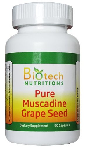 [BRSWIEYFBECWYDI7] Muscadine Grape Seed 100% Pure Muscadine Grape Seed 90 capsules per bottle 650mg per capsule