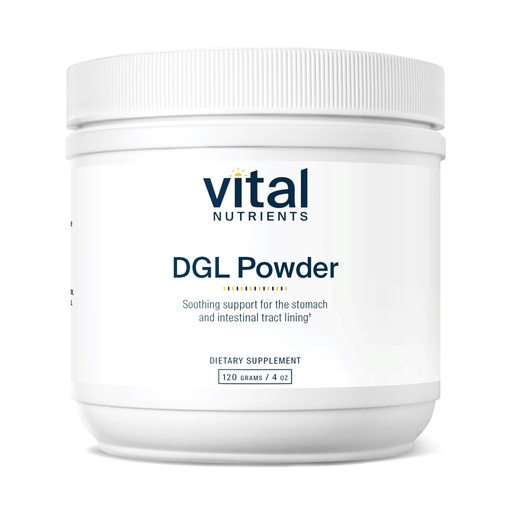 [BRSWIYQCDICBMDIZ] Vital Nutrients DGL Powder - Vegan DGL Licorice Root Extract to Support Healthy Stomach Lining and Digestive Tract* - Gluten, Dairy, Soy Free - Non-GMO - 120g
