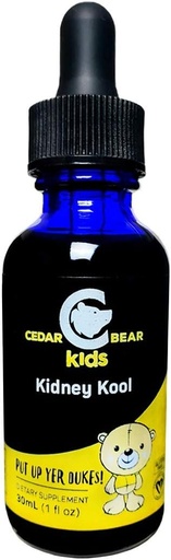 [BRSWIFTRCEIBMCI7] Cedar Bear nierkool voor kinderen - vloeibare kruidensupplement dat kalmeert, en ondersteunt urinestelsel 1 fl oz / 30 ml