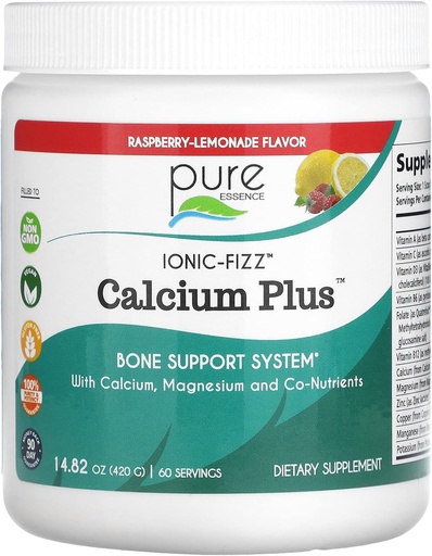 [BRSWIY3YPN7WCF3K] Pure Essence Ionic Fizz Calcium Plus 420g