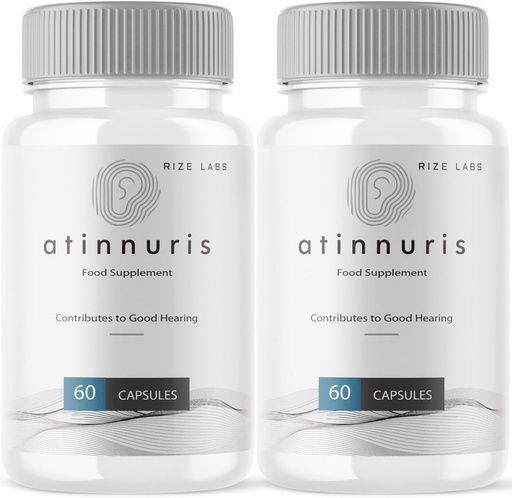 [BRSROHYROEIBE23P] (2 Pack) Atinnuris Capsules, Atinnuris Dietary Supplement, Atinnuris to help Soothe Ear Nerves, Atinnuris to Support Healthy Hearing, Atinnuris Advanced Formula Pills, Atinnuris Reviews (120 Capsules)