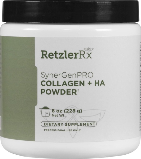[BRSRMYI6BB7RAETH] SynergyGenPro Collagen + HA Bulk Powder by Dr. RetzlerRx™ - Advanced Joint, Skin & Mobility Support with Fortigel®, Tendoactive®, Mobilee® & TRAACS® Magnesium Bisglycinate