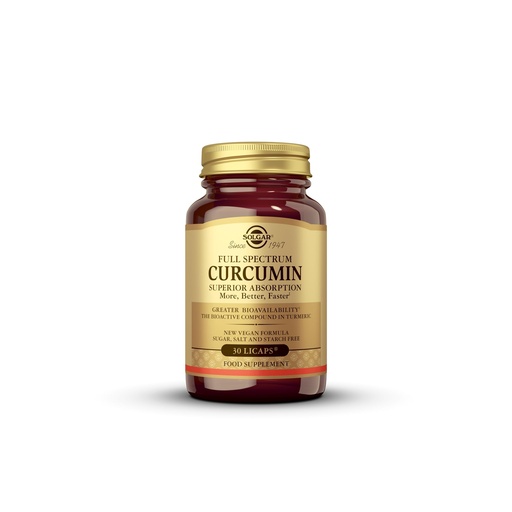 [BRSWICALOYCGCC3G] Solgar, Curcumin, 30 Softgels