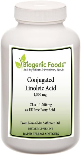 [BRSWYZYTA4JQ2HTZ] Conjugated Linoleic Acid Oil - Free Fatty Acid 1,200 mg of Natural Sourced CLA - 1,500 mg - 60 Capsules