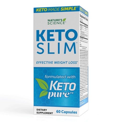 [BRSWYZYFC4HRAFLO] Nature's Science Keto Slim, 60ct