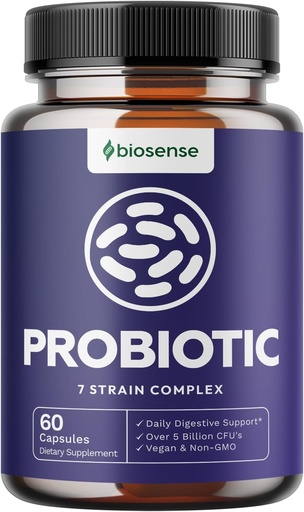 [BRSWKGIYOV7BEYDK] Probiotics and Prebiotics Gut Health Supplements - Advanced Acidophilus Probiotic Supplement for Upset Stomach Relief pH Balance and Digestive Support - Daily Probiotic Immune Support Supplement