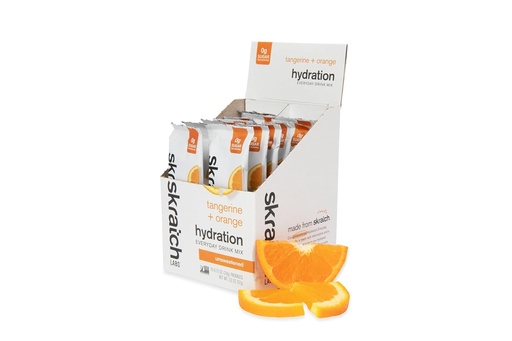 [BRSROBQCCR6GGCT3] Skratch Labs Unsweeted Electrolyte Powder Packets - Everyday Hydration - Sport Drink Mix - Sukkerfri - Electrolytes Booster- Tangerine + Orange - 15 Serveringer - Keto, Paleo, Vegan, Ikke-GMO