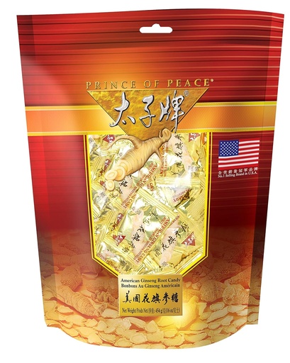 [BRSWKGI7DF6B4ED4] Prince of Peace American Ginseng Root Candy (1 lb)