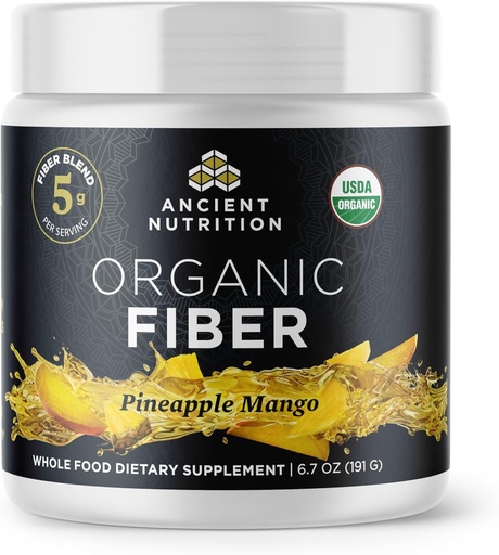[BRSRA2Q6C4GRQHL4] Eski Beslenme Organik Fiber Toz, Pineapple Mango, Acacia & Kon Rootjac, Supports Digestive Health, İndirmek, 6.4 oz