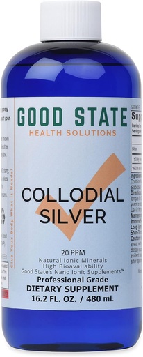 [BRSWIZYZPJ7WAETK] Good State Liquid Ionic Silver (96 servings at 100 mcg - 16 fl oz)