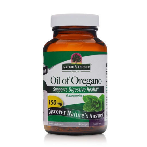 [BRSWIYQAO4GRGC32] Nature's Answer Oil of Oregano Capsule Softgels, 90-Count | Natural Immune Booster | Promotes Healthy Digestion & Gut Flora