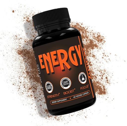 [BRSWYYANBUPRM2A2] Caffeine Pills, Alternative to an Energy Drink, Energy Gel or Energy Gummies, All-Natural Energy Supplements, Energy Pills with Elderberry