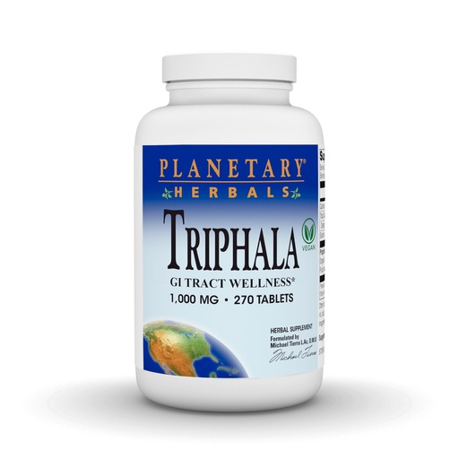 [BRSWIFQTO4OWIAL4] Planetary Herbals Triphala 1000mg - 270 Tablets