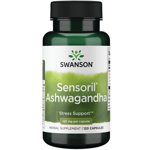 [BRSWIY3RCEIR2GD6] Swanson UL SENSORIL ASHWAGANDHA 125MG 120CAP