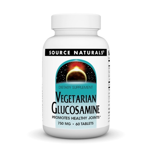 [BRSWIYQKAUCAADDO] Source Naturals Vegetarian Glucosamine, Promotes Healthy Joints*, 750 mg - 60 Tablets