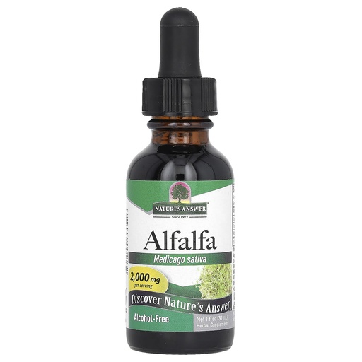 [BRSWIYTYO4ARWETI] Nature's Answer Alcohol-Free Alfalfa Herb, 1-Fluid Ounce