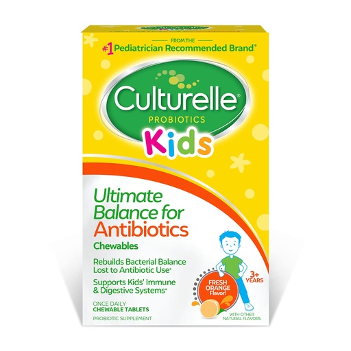 [BRSWGAQOCIJQ2CIV] Culturelle Probiotics Ultimate Balance Probiotic for Antibiotics Ages 3+,20 Count,Orange,Probiotic for Kids Helps Restore Good Bacteria Lost During Antibiotic Use & Supports A Healthy Immune System