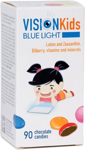 [BRSW2HAFOB6AYHTX] OMEGOR Lutein eta Zeaxanthin Supplement for Kids Eyes (60 Chocolate Dragèes) - Vision Kids Blue Light Eyesight Supplement for Retina Protection