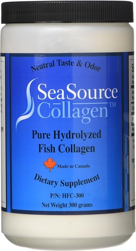 [BRSWKZDYCMOWA2IZ] SeaSource™ Collagen Pure HYDROLYZED Fish Collagen Dietary Supplement Powder - Made in Canada from The Skins of Wild Caught Cod.