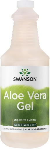 [BRSWIYT7AR6BMEI5] Swanson Premium Brand Aloe Vera Gel 32 fl Ounce (1 Qt) (946 ml) - Pack of 1