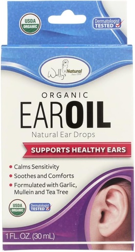 [BRSWIBAEBEOQOETK] Wally's Natural Products Organic Ear Oil, Unique Blend, 1 Fluid Ounce by Cutting Edge International, LLC