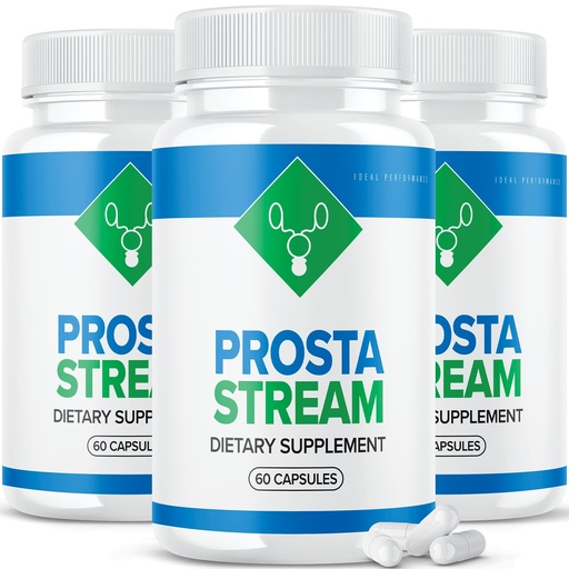 [BRSW2HT4DMGQGHIV] IDEAL PERFORMANCE (3 Pack) Prosta Stream Prostate Supplement Prostastream Pills (180 Capsules)