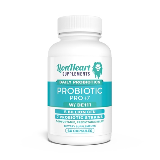[BRSWIBI5AQOQAAL2] Probiotics for Constipation Relief & Gut Health – Pro+7 with 7 Strains, 5 Billion CFU – Supports Bowel Regularity After Gallbladder Removal & IBS – 60 Capsules