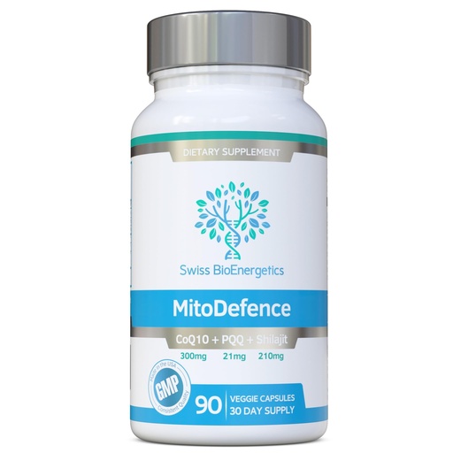 [BRSW2FDQDIDRYGTD] MitoDefence - 300mg CoQ10 with 21mg PQQ and 210mg Shilajit Daily dose - All-in-ONE Mitochondrial Support with Enhanced Absorption - Manufactured and Tested in The USA