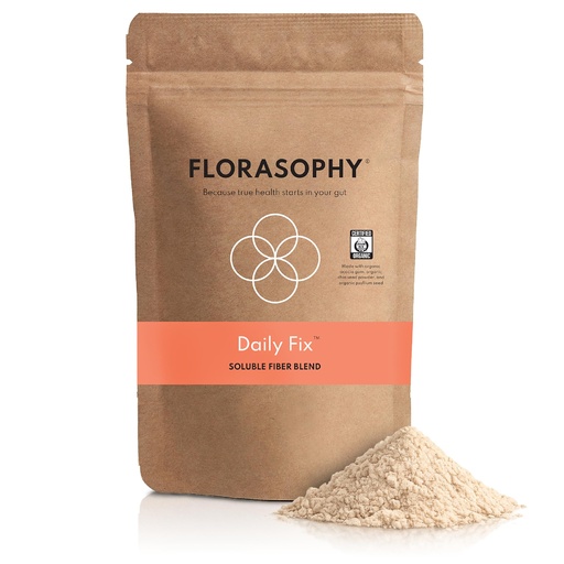 [BRSW2AAYDINBYET3] Daily Fix Organic Soluble Fiber Supplement for Digestive Gut Health, Gluten Free Vegan Soluble Prebiotic Powder, One Month Supply