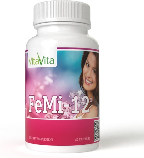 [BRSWKEA3CICBQ3DO] FeMi-12, Helps Alleviate Women's Monthly Period Discomforts & Supports Normal Menstruation (60 Capsules)