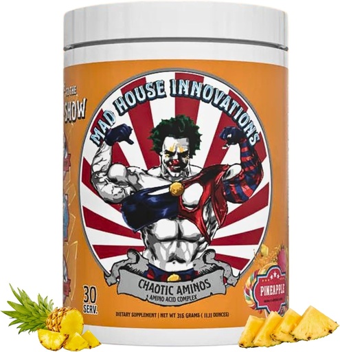 [BRSRA2QCOZ5GAFIY] Pineapple Complete Essential Amino Acids Complex Dietary Supplement for Insane Pump 10.50G of Amino Acid, 11.11 Oz Supports Muscle Recovery & Energy Production 30 Servings