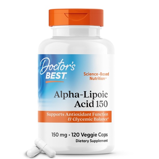 [BRSWIYQHCEOQY33A] Doctor's Best Alpha Lipoic Acid 150 Mg - 120 Veggie Caps