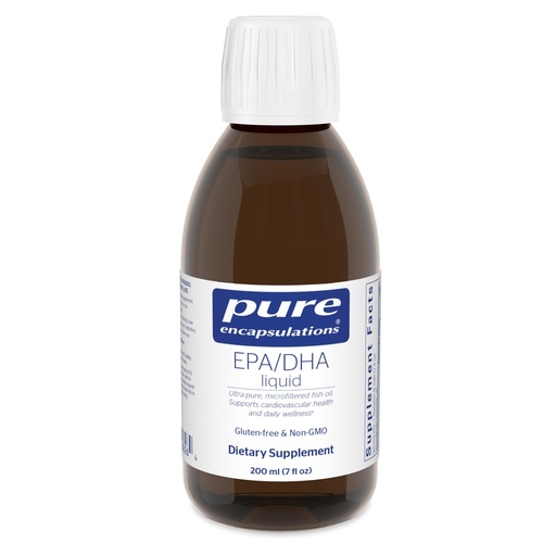[BRSWIY37B56GECTE] Pure Encapsulations EPA/DHA Liquid | Ultra-Pure, Molecularly Distilled Fish Oil Liquid | 7 fl. oz. | Lemon Flavor