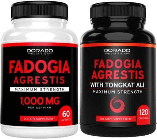 [BRSW2HADCUBGME36] DORADO NUTRITION Fadogia Agrestis + Tongkat Ali - Men's Health Bundle
