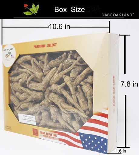 [BRSWGAYODEFA2E3G] DOL Hand-Selected American Wisconsin Farmed Ginseng Root Medium&Large 美国威斯康辛州 长枝西洋参 花旗参 | Cultivated Wisconsin American Ginseng (Medium 16oz/Box)