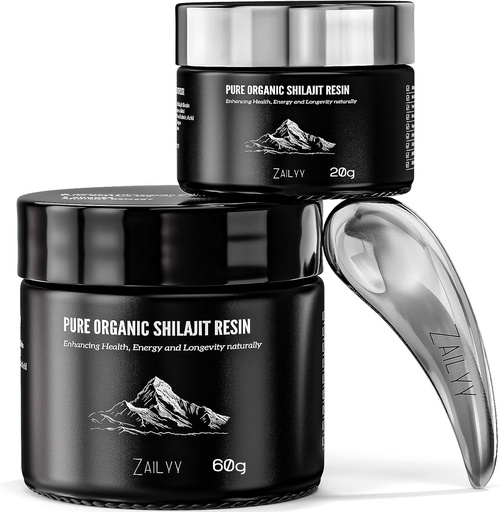 [BRSRAZAODN5AIC34] Pure Himalayan Organic Shilajit Resin supplement 80g - Lab- experimented " Natural - Premium Grade with Fulvic Acid " Trace Minerals  for Energy " Vitality Booster for Men "
