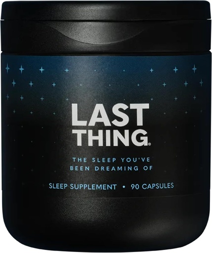 [BRSROAITO4HA4H36] BODi Last Thing Suplemento completo del sueño con L-theanine, Ashwagandha, Magnesium Glycinate, Melatonin - Calming Night Time Stress Defense for Deep Restorative Sleep - 30 Day Supply (90 cápsulas)