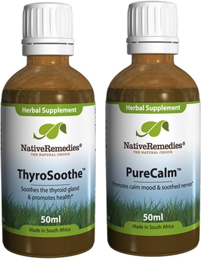 [BRSWIY3YOEHQEEY3] Native Remedies ThyroSoothe and PureCalm ComboPack