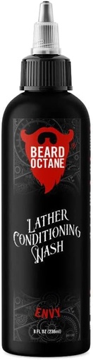 [BRSROFIFOIHBSG35] Beard Octane: Envy Beard Wash - 8 oz Shampoo for Soft, Moisturized Beards with Shea Butter & Jojoba - Made in USA