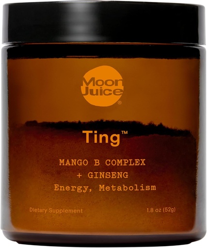 [BRSW2FI6A56AE335] Moon Juice - Ting Mango B-vitamin Komplex + Ginseng kiegészítés - Jar (25 Servings) - koffein mentes energia, Metabolizmus & Mood - Organic Tulsi & Guava - 3. fél tesztelt - Vegan & Non GMO - 1.7oz