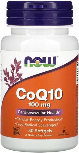 [BRSWI237B4IRYAYZ] Now Foods - CoQ10 Cardiovascular Health 100 mg. - 50 Softgels