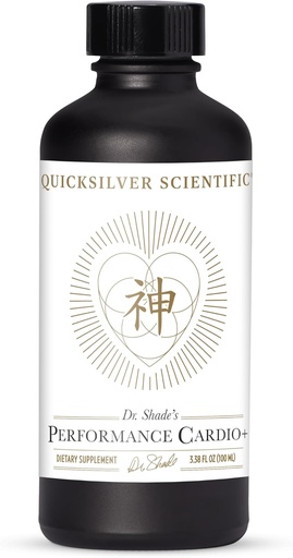 [BRSRMZAYOYMR6FI4] Quicksilver Scientific Performance Cardio+ - Herbal Supplement to Support Blood Circulation & Brain Health - Cardiovascular Supplement with Hawthorn Berry + He Shou Wu + Ginseng Extract (3.38 oz)