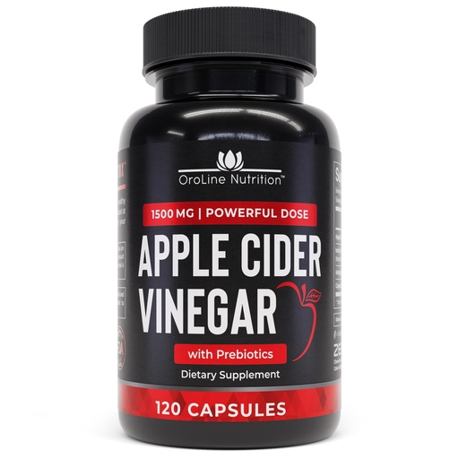 [BRSWGGTQBMBWCDTV] Apple Cider Vinegar Pills with Prebiotic, 2 Month Supply - Apple Cider Vinegar Capsules - Apple Cider Vinegar Supplements, Apple Vinegar Tablets - Energy and Gut Health Support