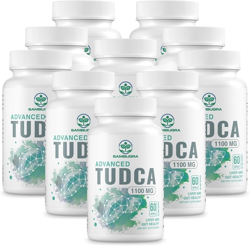 [BRSROHT5BUFWEDY3] TUDCA Liver Supplements 1100mg, 3rd Party Tested Ultra Strength Bile Salt TUDCA Supplement, Liver Support for Liver Cleanse Detox and Repair, 600 Capsules