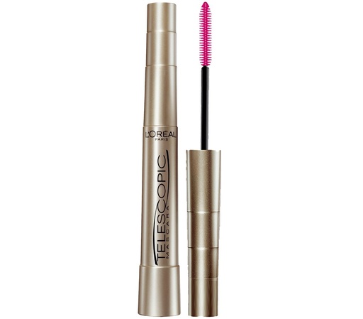 [BRSWIZQLA54GI3TC] L'Oreal Paris Makeup Telescopic Original Lengthening, Lash Separating Mascara with Dual Precision Brush, Washable, Blackest Black, 0.27 Fl Oz., 1 Count